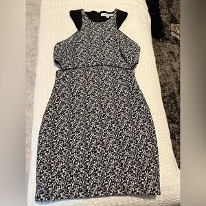 Elizabeth & James black and white dress